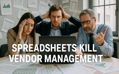 Why Spreadsheets Kill Vendor Management (and What to Do Instead)